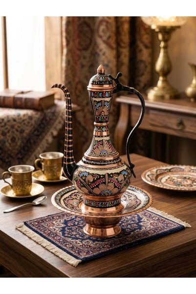 BAKIR Erzincan İşlemeli Büyük İbrik