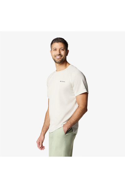 Columbia Alpine Chill Pro Ss Crew Men's Cream T-Shirt
