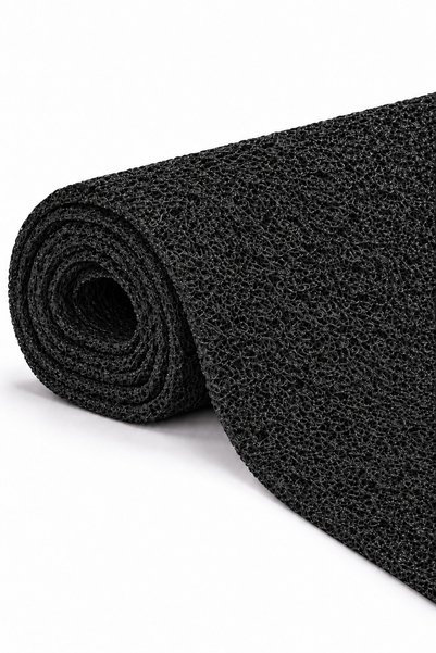 hortumtech Kıvırcık Paspas Kaymaz Taban PVC Halı Yolluk Kapı Önü 12 mm EKO 2,...