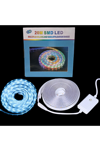More Ταινία LED 20μ με Χοντρό Καλώδιο, Ψυχρό Λευκό, Χονδρική - EngrossOnline