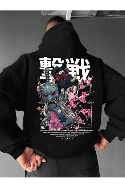 OVER HEAD Women's Japanese Anime Characters Crew Neck Sweatshirt