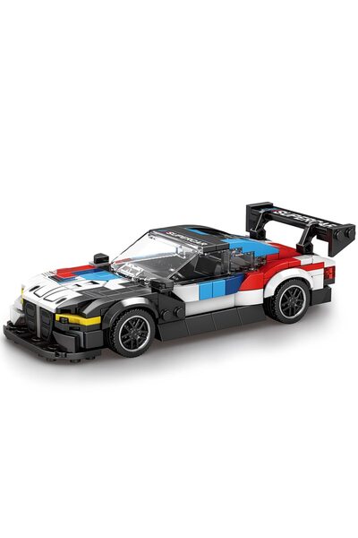 REOBRIX Set constructie masina de curse GT 672, scara 1:24, 363 piese, usi ca...