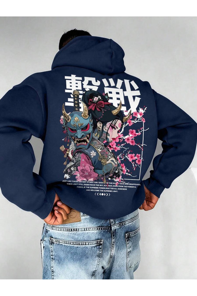 OVER HEAD Women's Japanese Anime Characters Crew Neck Sweatshirt