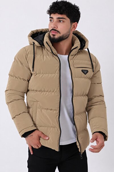 Stilkombin Pocket Zipper Emblem Nova Winter Inflatable Coat Pldp 2959-Nm_50451