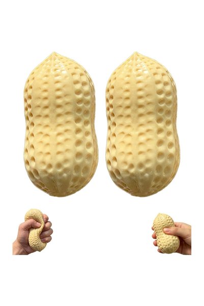 OEM Jucărie squishy antistres în formă de arahidă, fidget tactil cu revenire ...