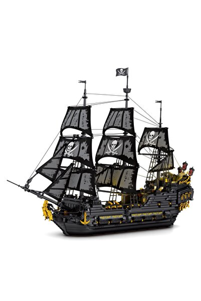 REOBRIX Set constructie corabia piratilor Black Pearl 66036, 4.708 piese, ilu...