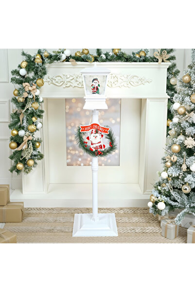 More Street Lantern with Santa Claus LED 106x31x21 White, Wholesale - Engross...