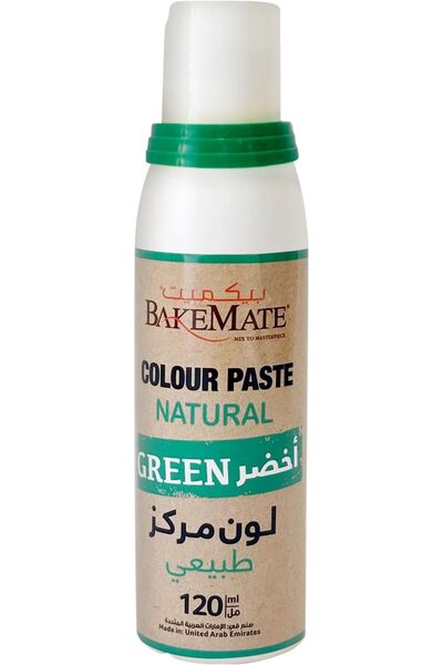 BakeMate معجون ألوان طبيعي 120 مل، أخضر