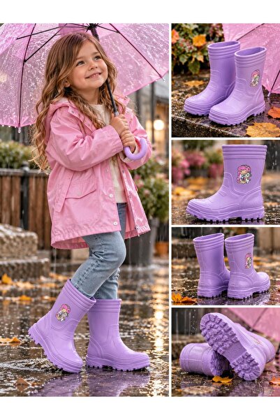 Masal Başdağ Girl's Winter Waterproof Rain Boots
