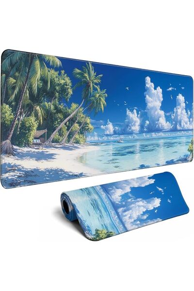 GENERAL Redragon Skull Mouse Pad Japanese Ukiyo-e XL Anime Big 31.5x11.8 in D...