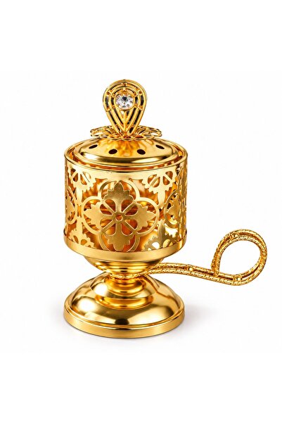 Flippy Charcoal Incense Burner, Flippy, Iron, Perforated Lid and Side Handle,...
