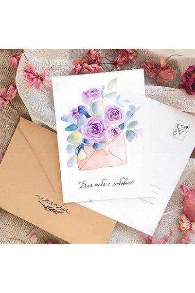 GENERAL 100 pieces White blank card A6, 14.8x10cm, 250g/m², DIY greeting drawing card