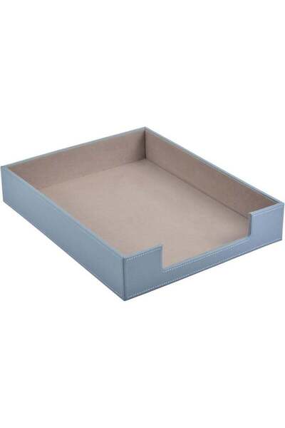 Generic Leather Letter Tray,Stackable File Document Tray,Desk Organizer for O...