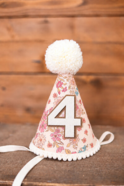 4 Yaş Bebek Doğum Günü Parti Şapkası