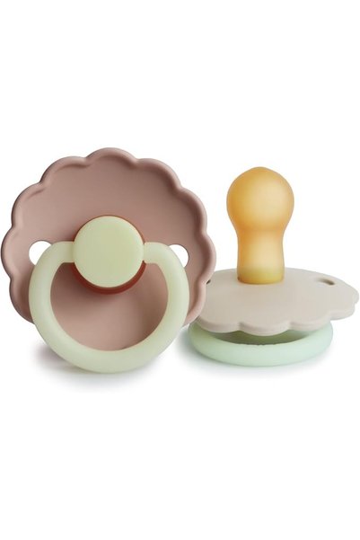 Tenuta Friggiali FRIGG Daisy Night Latex Pacifier 0-6 Months | Soothing Comfo...