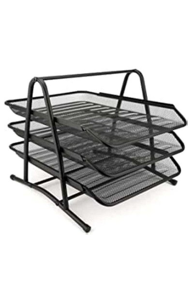 Generic Gulf Trend Metal Paper Tray l Mesh Document Tray for Desk Accessories...