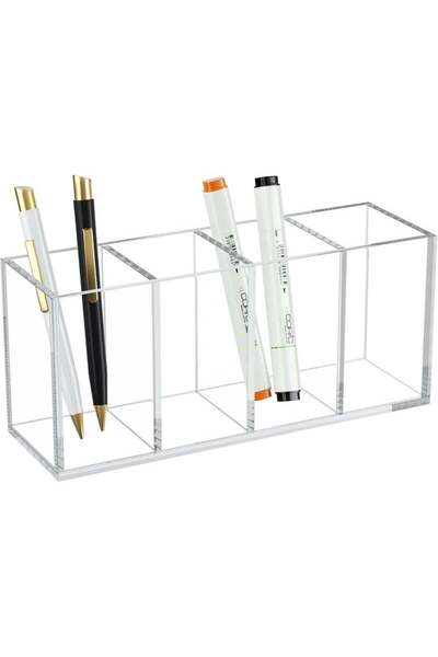 Generic TPGP HIIMIEI Acrylic Pen Holder - Multifunctional Desk Organizer for ...