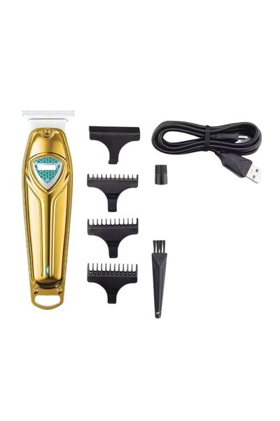 OEM Професионална машинка за подстригване, 3 водещи гребена, USB зареждане, 1...