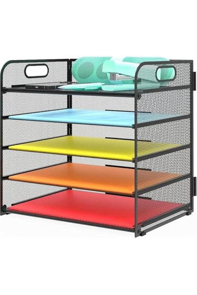 Generic HOOKOR Letter Tray Paper Organizer 5-Tier Desk Organizer File Organiz...