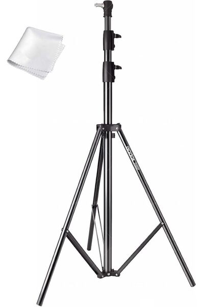 Godox Aluminum Adjustable Light Stand, 94.5in/240cm Tripod for Studio Photogr...