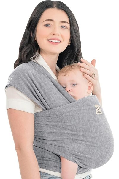 KeaBabies حمالة أطفال أصلية، بتصميم زهور الأقحوان الوردية، مريحة، قابلة للتعد...