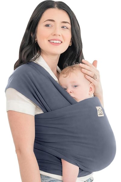 KeaBabies حمالة أطفال أصلية، بتصميم زهور الأقحوان الوردية، مريحة، قابلة للتعد...