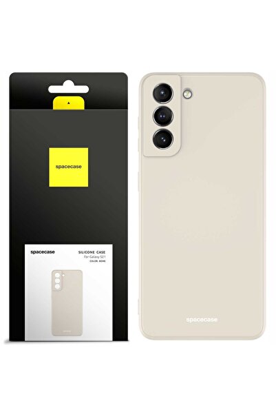 spacecase Husă de silicon Galaxy S21 bone