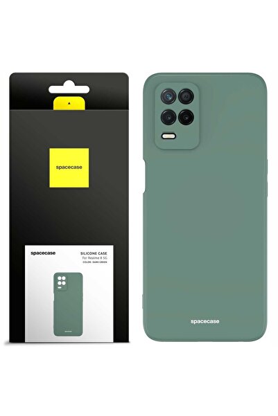 spacecase Husă de silicon Realme 8 5G verde închis