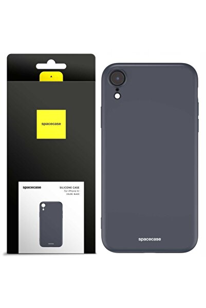 spacecase Husă de silicon iPhone Xr neagră