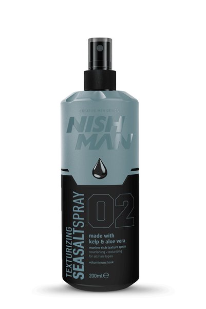NISHMAN Texturizing Sea Salt Spray 02 Kelp & Aloe Vera 200ml