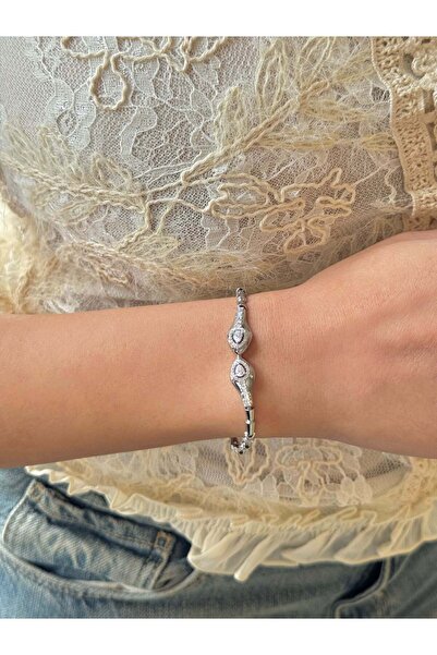 KİUSS Snake Silver Bracelet