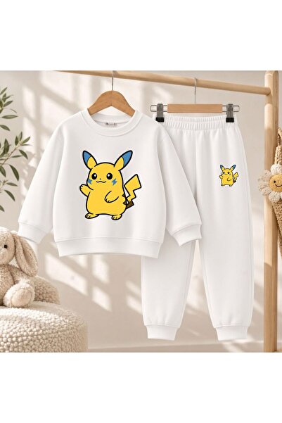 playwear Team Sweatshirt Playcuu Printed Girls' and Boys' Crew Neck Sweatshirt