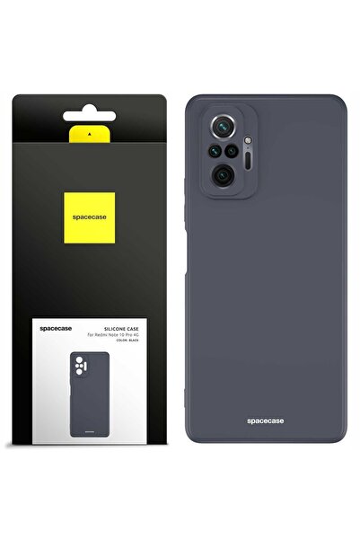 spacecase Husă de silicon Redmi Note 10 Pro neagră