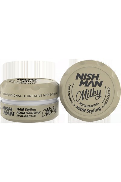 NISHMAN Hair Styling Aqua Wax Milky Scented 150 ML