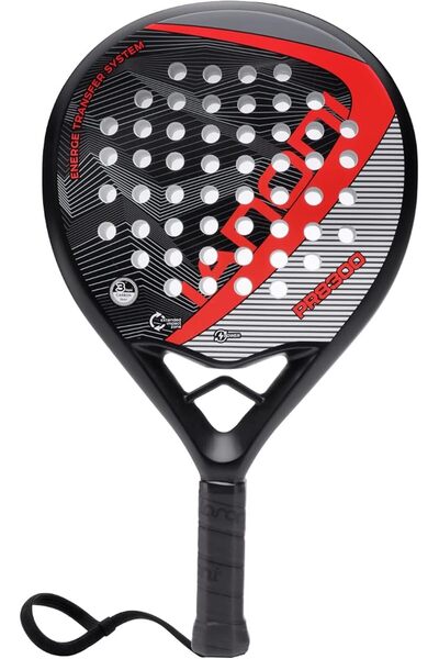 Ianoni Paddle Tennis Racket Carbon Fiber Surface with EVA Memory Flex Foam Co...