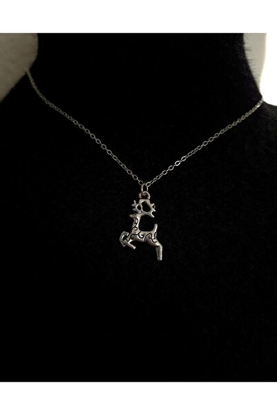 glactuca craft Deer Charm Chain Necklace Y2K