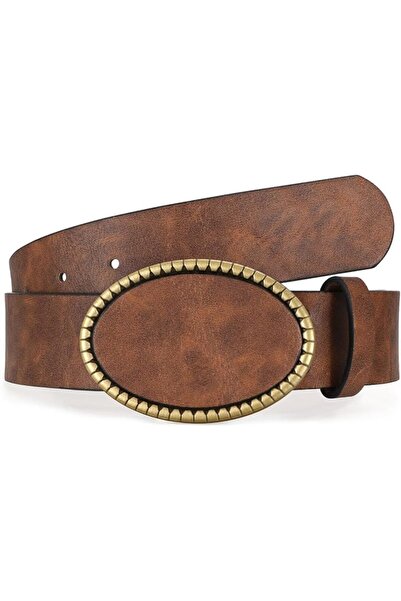 SYOSI Western Belt for Women Men, Cowgirl Cowboy Embossed Belts with Vintage ...