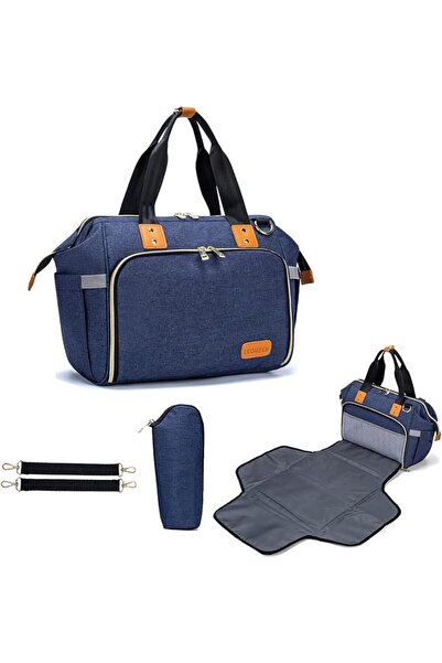 LIMOS Diaper Mummy Bag Tote with Bottle Case and Changing Pad, Dikaslon Large...