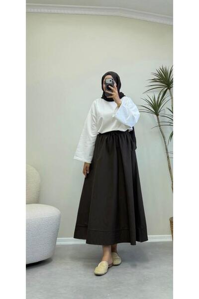 RMG BUTİK Ribbed Skirt