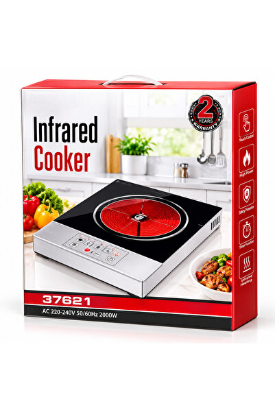 Generic Electric Cooking Stove Glass 1 Eye DLC-37621