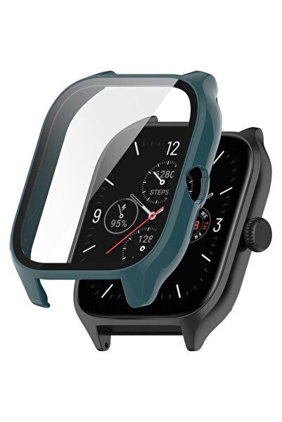 XGSM Carcasă 2 în 1 + Sticlă securizată pentru Amazfit GTS 4, Verde