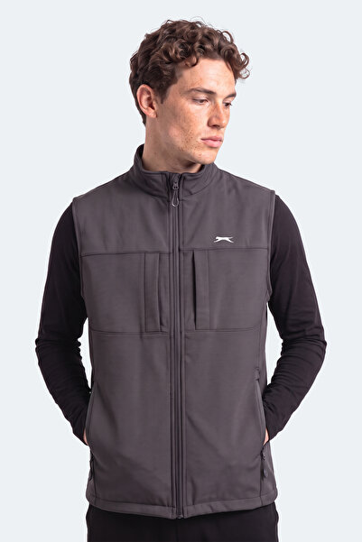 Slazenger CRUISER I Ανδρικό Γιλέκο Softshell Σκούρο Γκρι