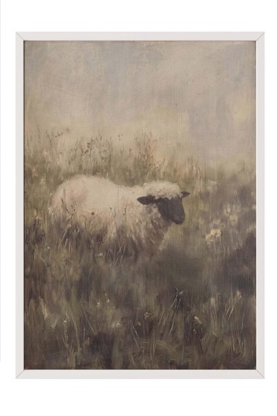 Postifull Among the Herbs Poster - White Framed Art Print No:160262