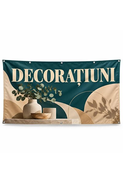 ShopPrint Banner decorațiuni – model editorial, 100x50 cm, frontlit cu tiv și...