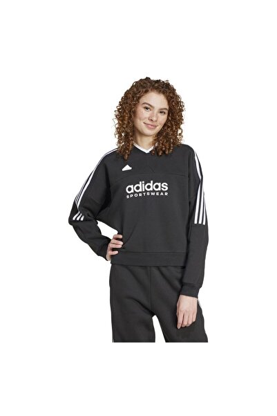 adidas Γυναικείο Φούτερ Φλις Tiro Cut με 3 Ρίγες, Μέγεθος S