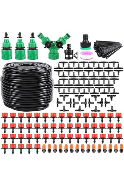 HaveLovely Automatic Irrigation System Kit, 200Pcs Drip Irrigation Kit with 1...