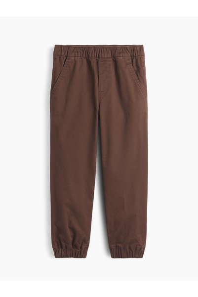 GAP Erkek Bebek Kahverengi Pull-On Relaxed Jogger Eşofman Altı
