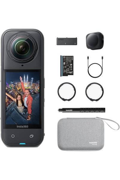 Insta360 X5 Essentials Bundle - 8K 360 Camera with Dual 1/1.28" Sensors