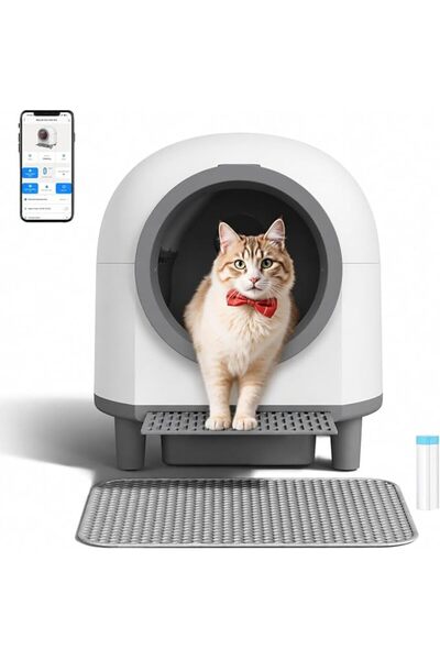 GENERAL Gogoya Smart Self-Cleaning Cat Litter Box, Fully Enclosed Automatic L...
