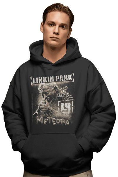 SEVBANO Linkin Park Rock Metal Music Group Hanorac premium oversize unisex cu...